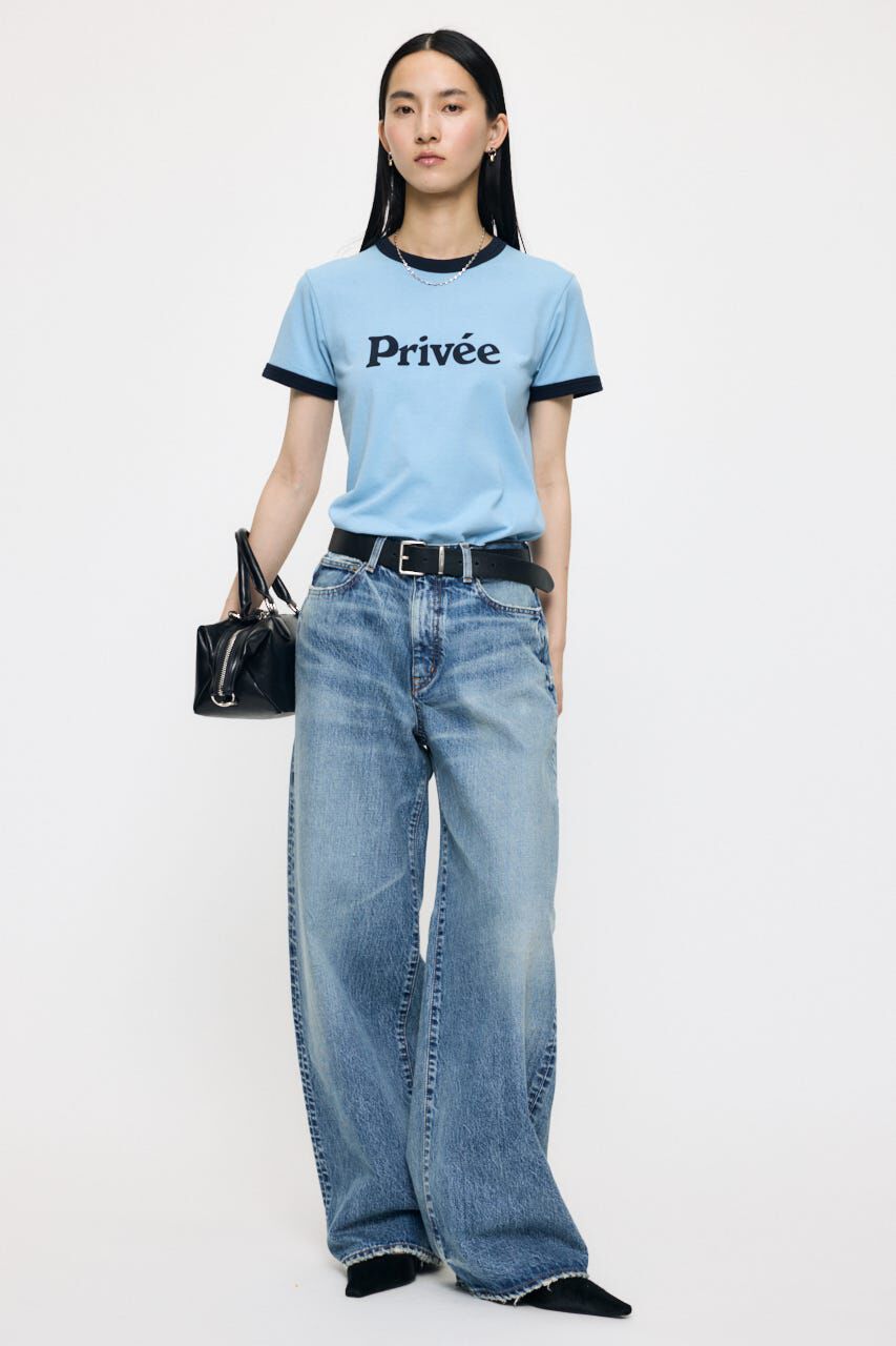 MOUSSY「PRIVEE RINGER Tシャツ」|Tシャツ・カットソー|