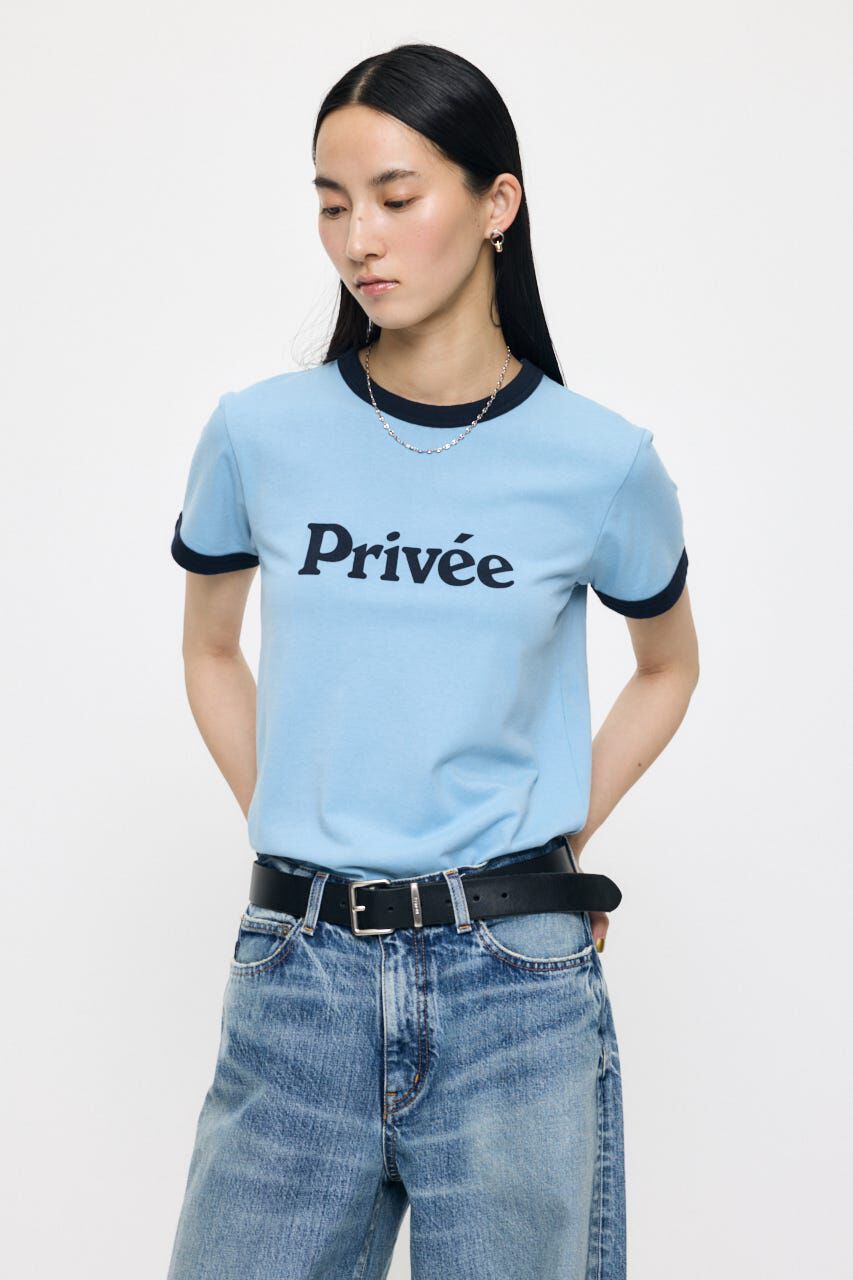 MOUSSY「PRIVEE RINGER Tシャツ」|Tシャツ・カットソー|