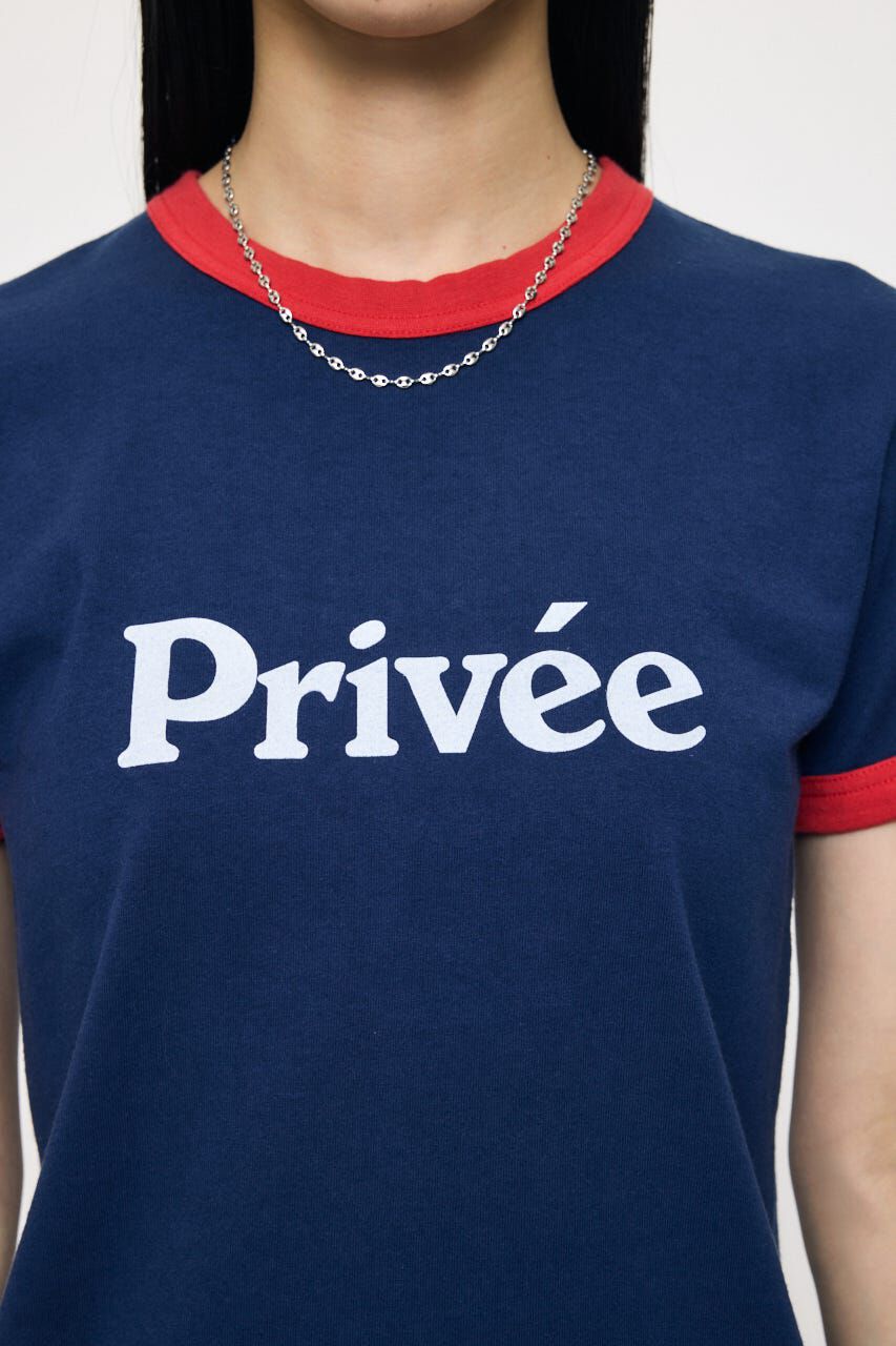 MOUSSY「PRIVEE RINGER Tシャツ」|Tシャツ・カットソー|