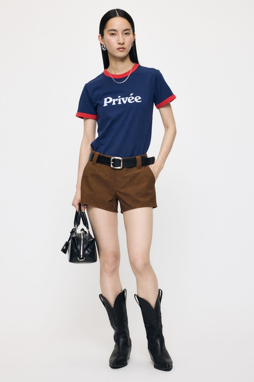 MOUSSY「PRIVEE RINGER Tシャツ」|Tシャツ・カットソー|