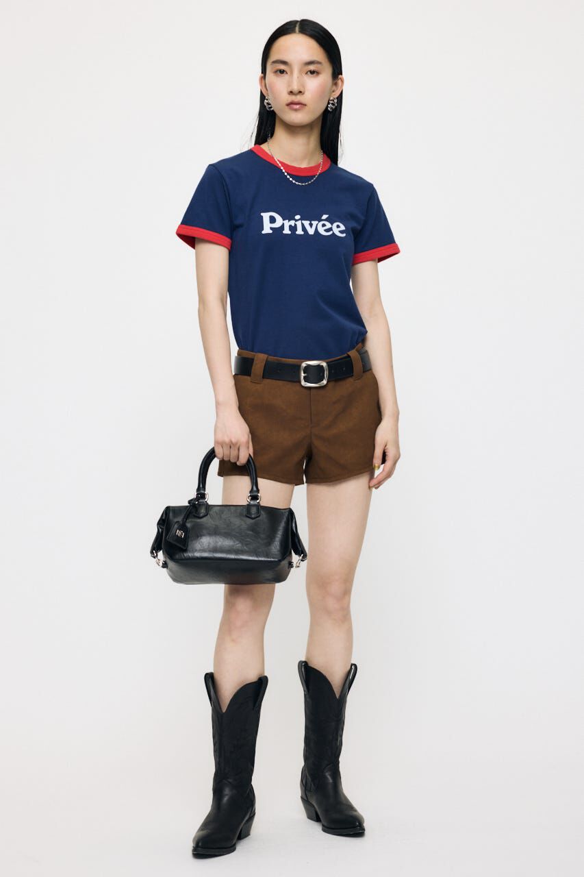 MOUSSY「PRIVEE RINGER Tシャツ」|Tシャツ・カットソー|