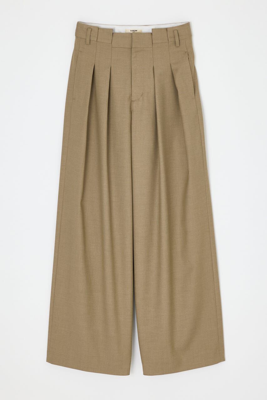 SLY「L／W TUCK WIDE トラウザー」|その他|BEG