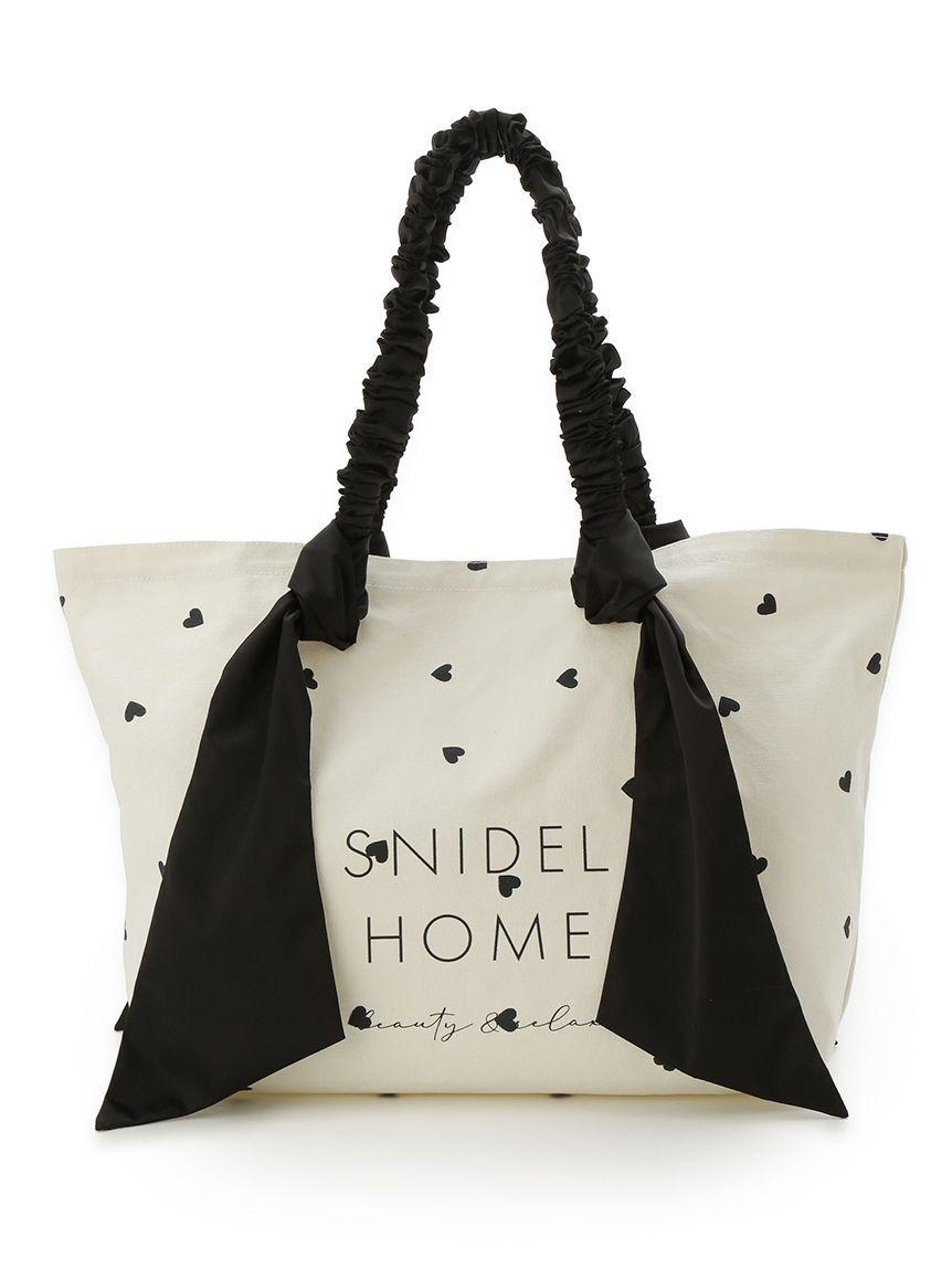 SNIDEL HOME「オーガニックキャンバストート -BIG-（HEART）」|トートバッグ|