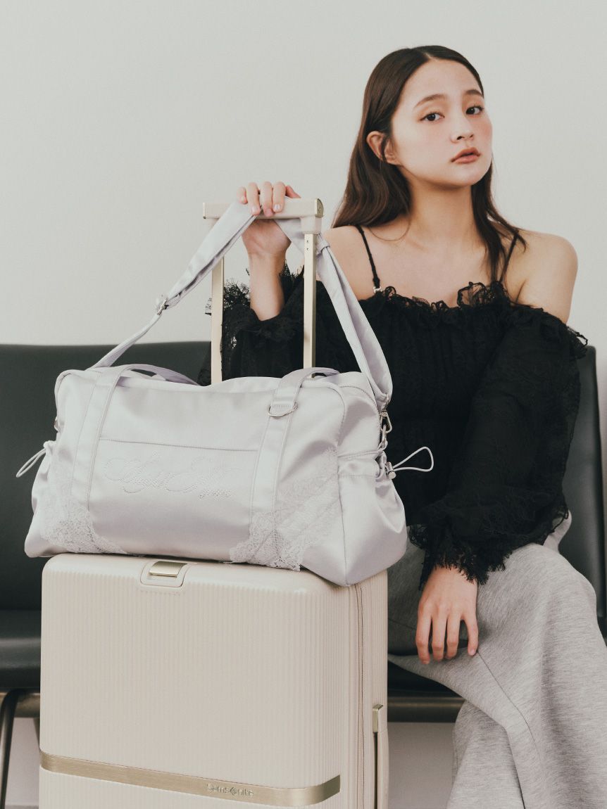 SNIDEL HOME「【WEB限定カラーあり】ビジューロゴキャリーオンバッグ」|トートバッグ|