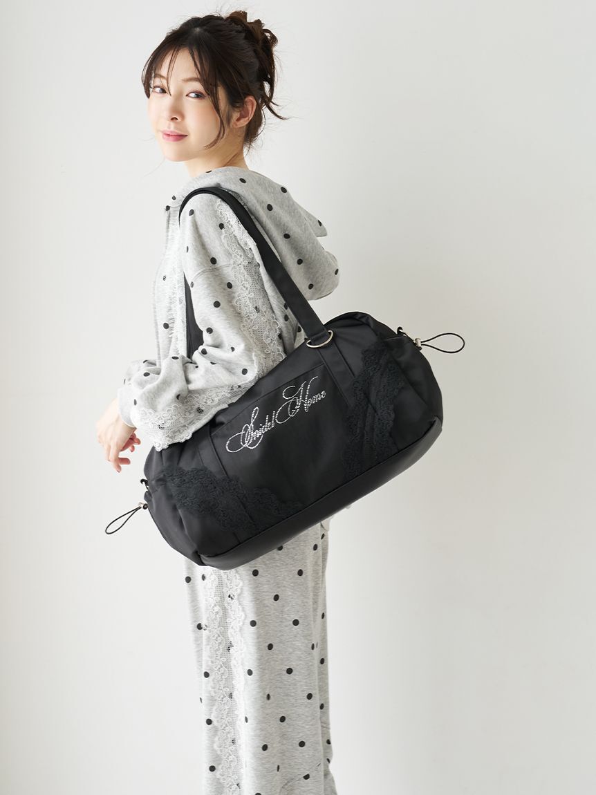 SNIDEL HOME「【WEB限定カラーあり】ビジューロゴキャリーオンバッグ」|トートバッグ|