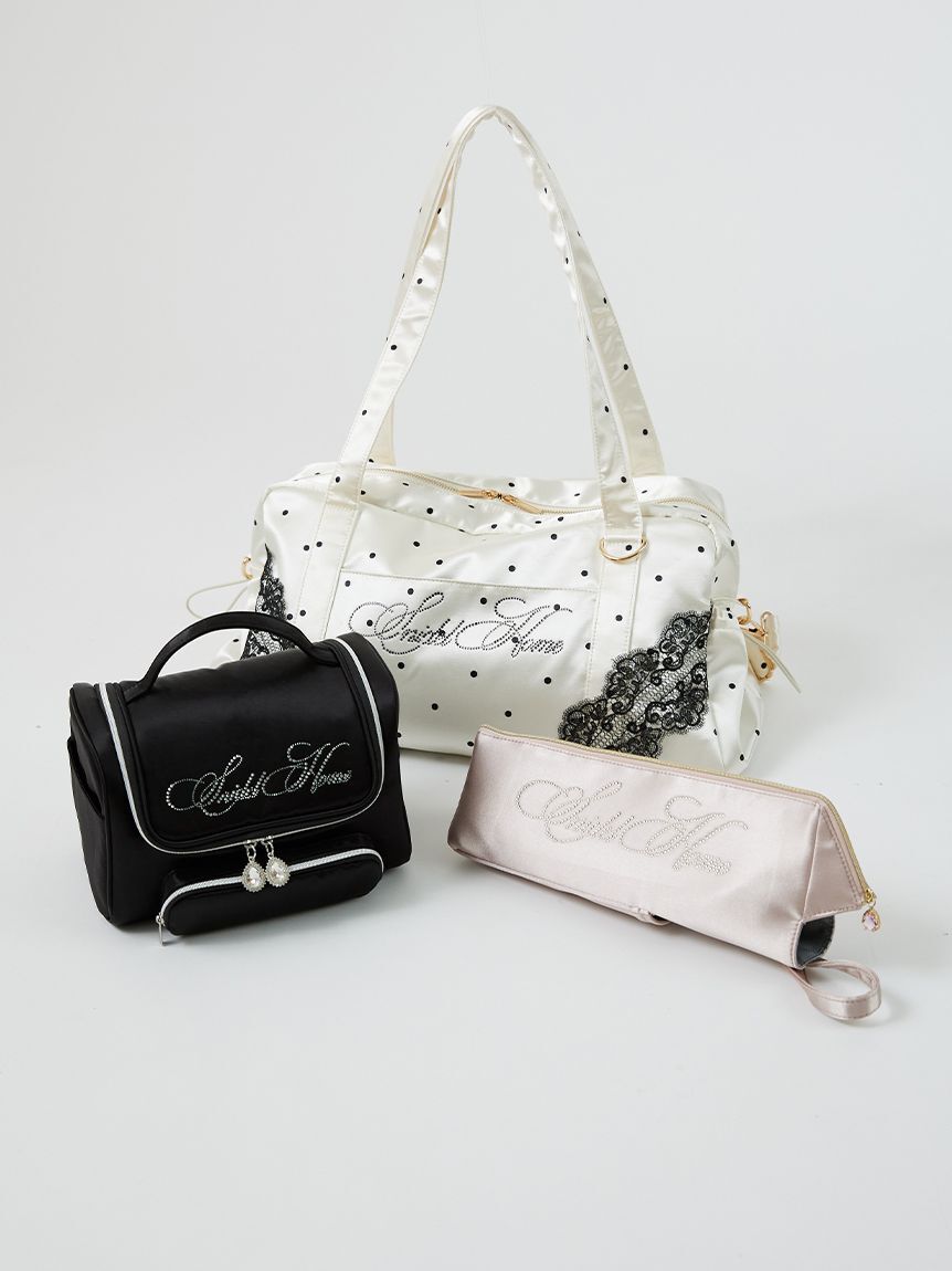 SNIDEL HOME「【WEB限定カラーあり】ビジューロゴキャリーオンバッグ」|トートバッグ|
