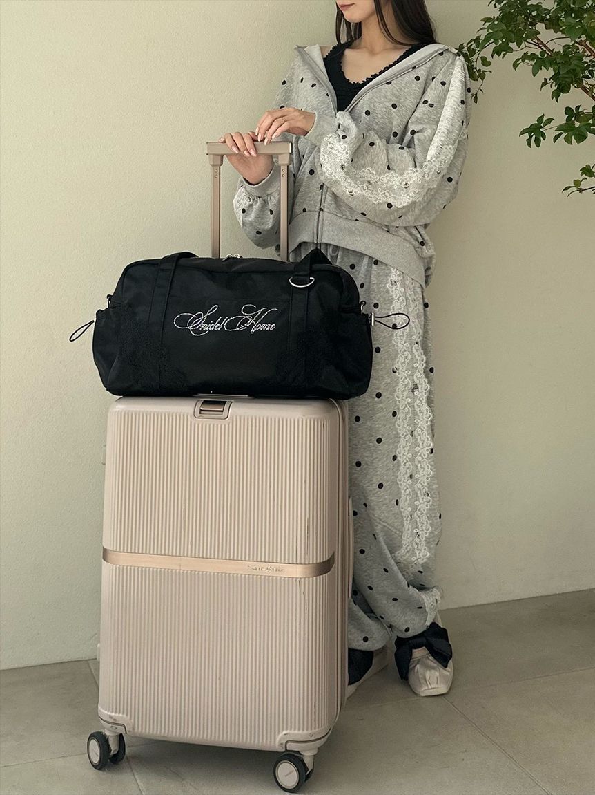 SNIDEL HOME「【WEB限定カラーあり】ビジューロゴキャリーオンバッグ」|トートバッグ|