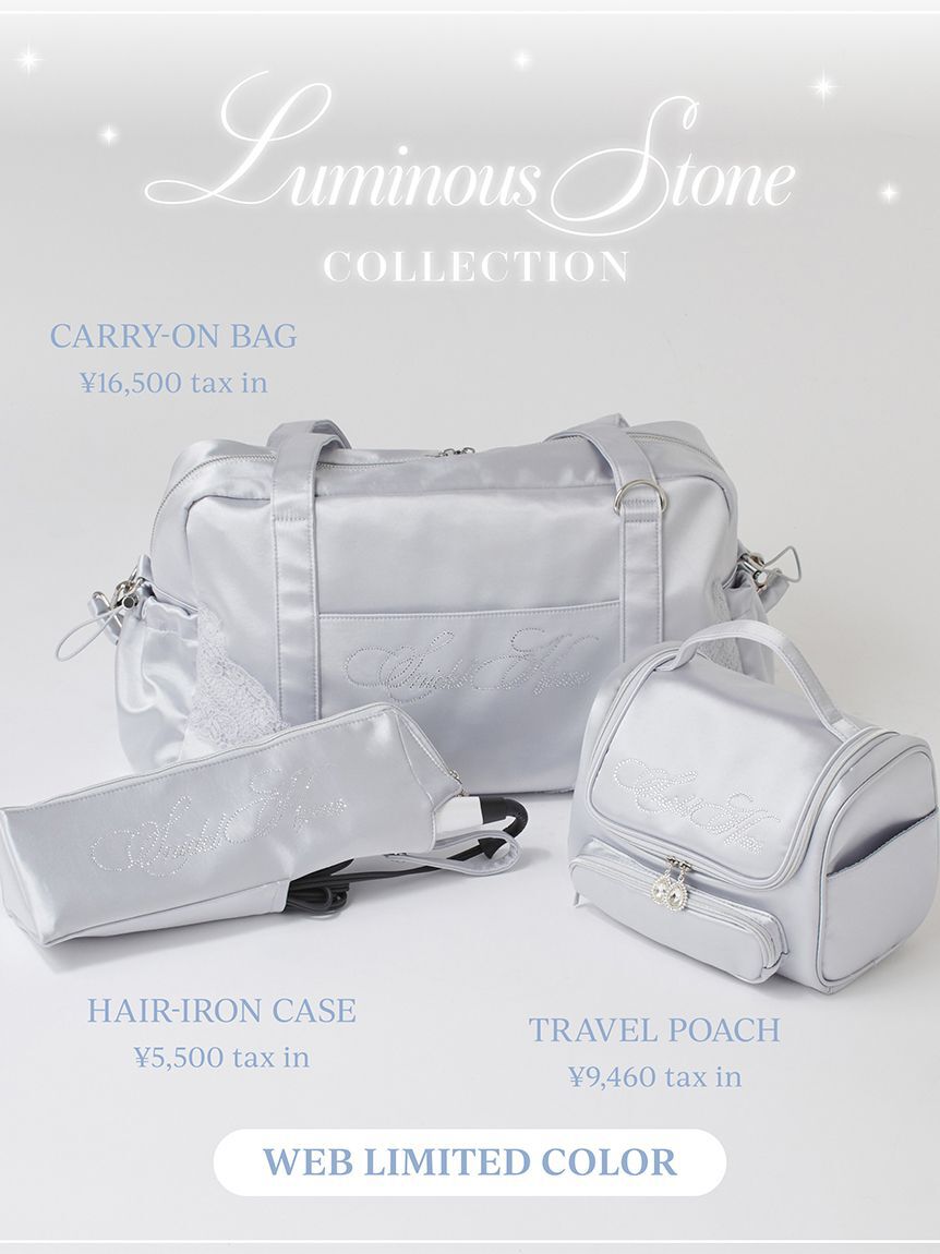 SNIDEL HOME「【WEB限定カラーあり】ビジューロゴキャリーオンバッグ」|トートバッグ|