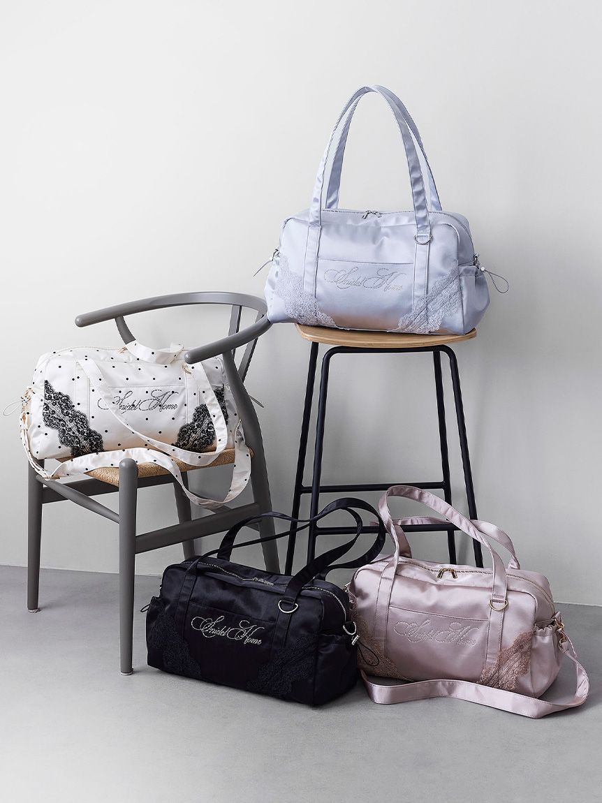 SNIDEL HOME「【WEB限定カラーあり】ビジューロゴキャリーオンバッグ」|トートバッグ|