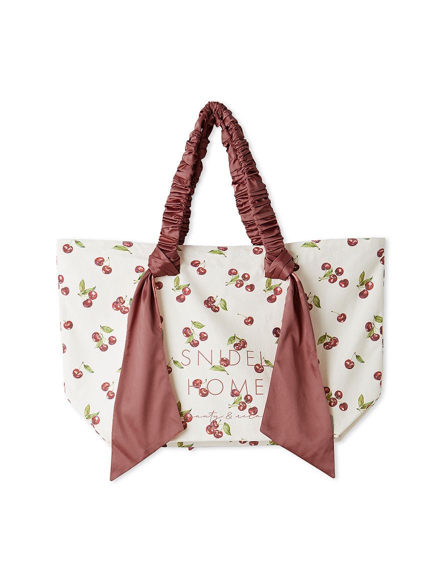 SNIDEL HOME「オーガニックキャンバストート -BIG-（CHERRY）」|トートバッグ|