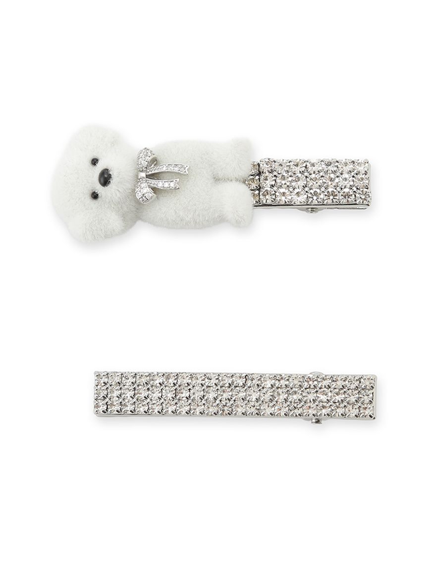 SNIDEL HOME「DOGビジューヘアピンセット」|その他|A