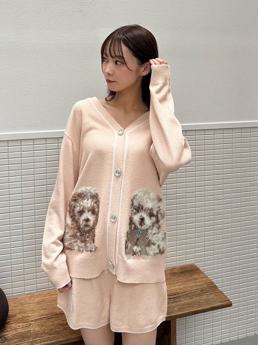 SNIDEL HOME「DOGラメジャガードショートパンツ」|ルームウェア|