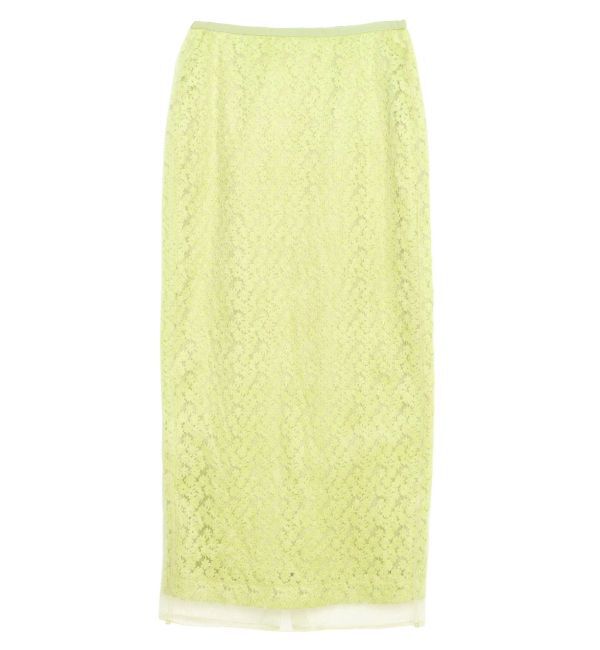ELENDEEK「EMBROIDERY I-LINE SK」|スカート|