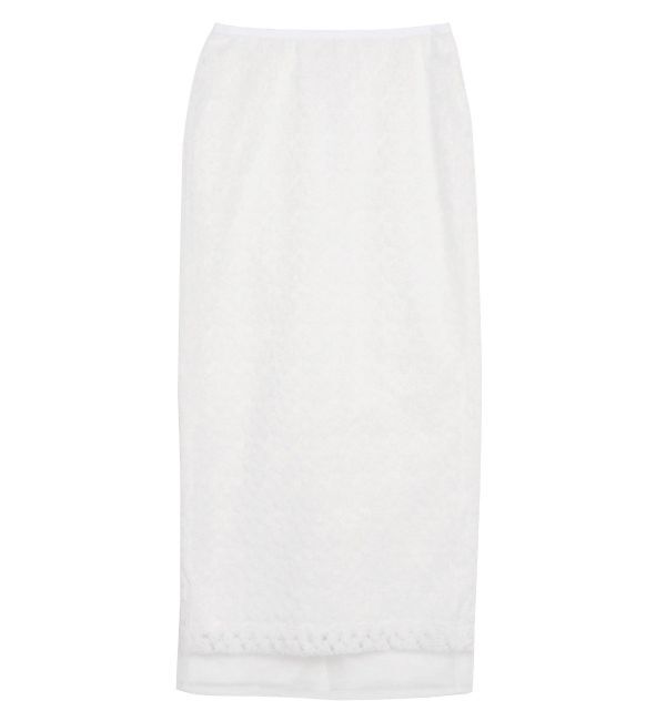 ELENDEEK「EMBROIDERY I-LINE SK」|スカート|