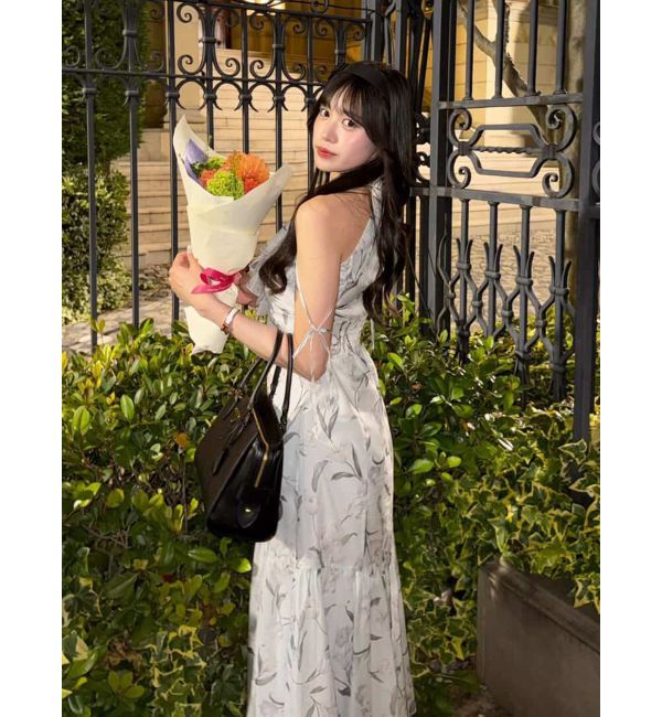 MERCURYDUO「花柄アメスリラッフルワンピース」|ワンピース|