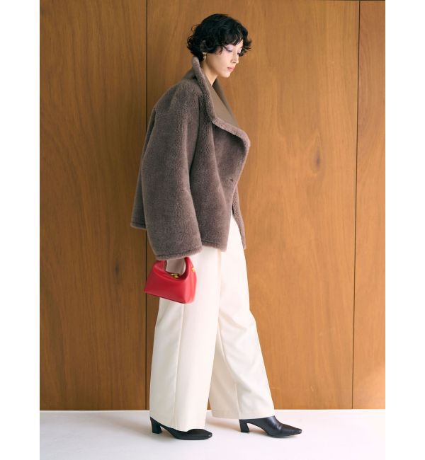 LAGUNAMOON「【REVIVAL】フェイクムートンスタンドカラーコート」|その他|