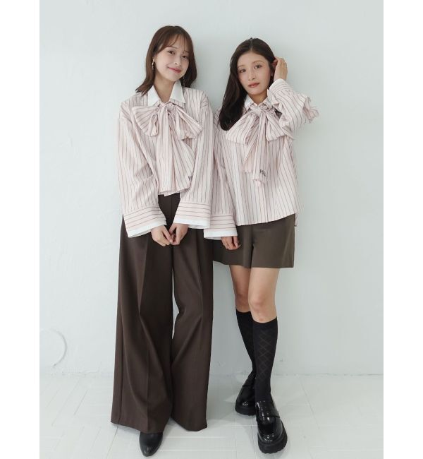LAGUNAMOON「【POLO BCSコラボ】ボウタイシャツ」|シャツ・ブラウス|