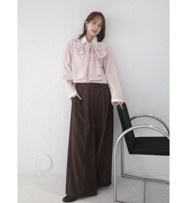 LAGUNAMOON「【POLO BCSコラボ】ボウタイシャツ」|シャツ・ブラウス|