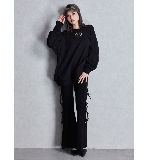 GYDA「GD CUT OUT スウェットトップス」|スウェット・ジャージ|