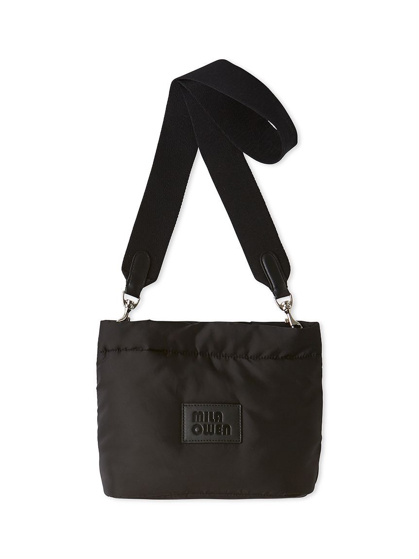 Mila Owen「【WEB限定】パデッドショルダーバッグ」|ショルダー・メッセンジャー|BLK