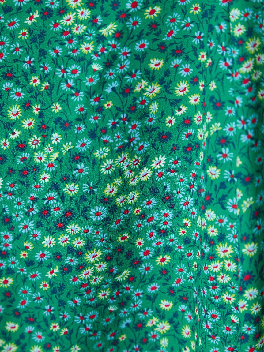 FRAY I.D「【FRAY I.D MADE WITH LIBERTY FABRIC】パフスリーブワンピース」|ワンピース|