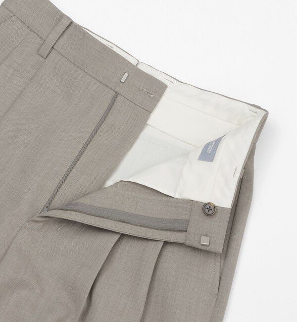 MACKINTOSH PHILOSOPHY「GREY LABEL 2プリーツワイドスラックス」|スラックス|