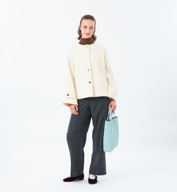 MACKINTOSH PHILOSOPHY「【WELBURY NO COLLAR SHORT（ウェルベリーノーカラーショート）】ウールメルトン製」|その他|