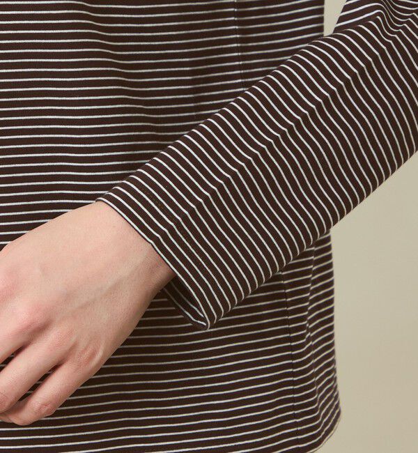 MACKINTOSH PHILOSOPHY「GREY LABEL 【SHARP LOGO】ロングスリーブボーダーTシャツ」|Tシャツ・カットソー|