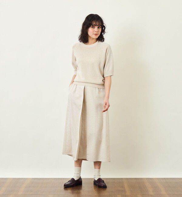 MACKINTOSH PHILOSOPHY「GREY LABELペーパーヤーンニットプルオーバー」|ニット・セーター|