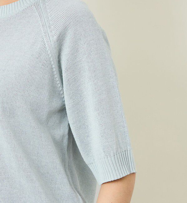 MACKINTOSH PHILOSOPHY「GREY LABELペーパーヤーンニットプルオーバー」|ニット・セーター|