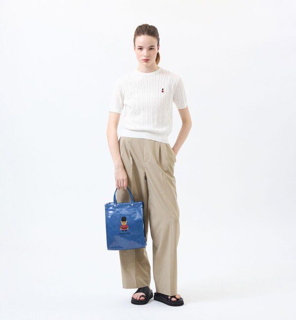 MACKINTOSH PHILOSOPHY「ウールライクトロツータックワイドパンツ」|スラックス|