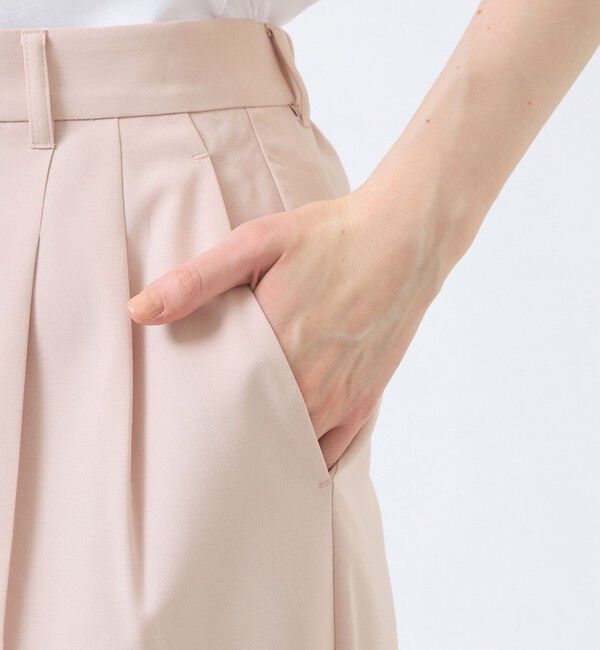 MACKINTOSH PHILOSOPHY「ウールライクトロツータックワイドパンツ」|スラックス|
