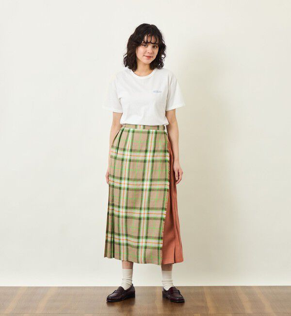 MACKINTOSH PHILOSOPHY「GREY LABEL O'NEIL OF DUBLIN リネンキルトスカート」|スカート|