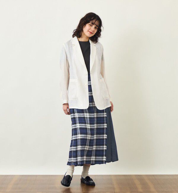 MACKINTOSH PHILOSOPHY「GREY LABEL O'NEIL OF DUBLIN リネンキルトスカート」|スカート|