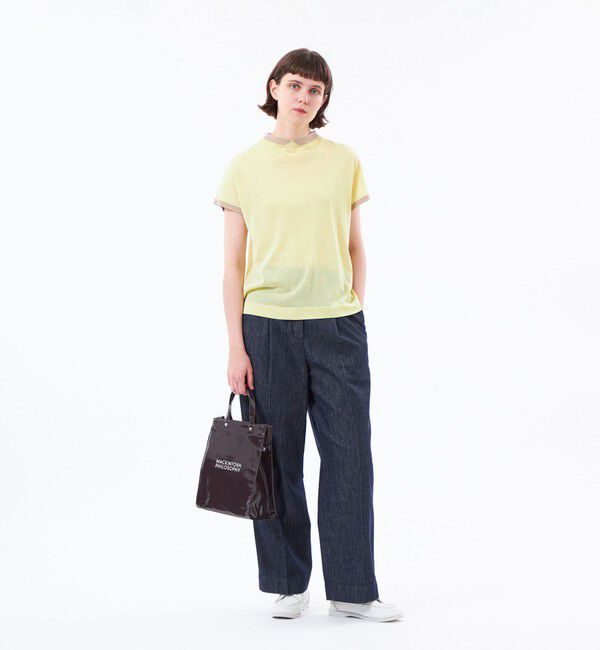 MACKINTOSH PHILOSOPHY「【Cleric Collar Knit(クレリックカラーニット)】シアードルマン」|ニット・セーター|