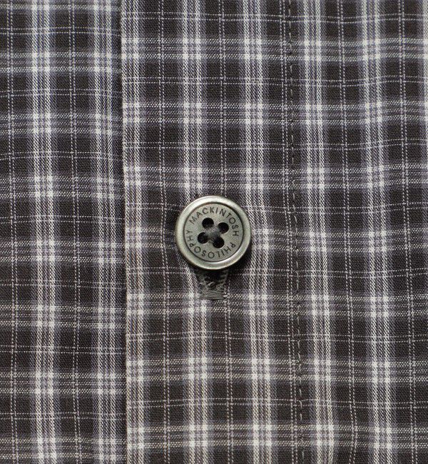 MACKINTOSH PHILOSOPHY「GREY LABEL チェックショートスリーブシャツ」|シャツ・ブラウス|