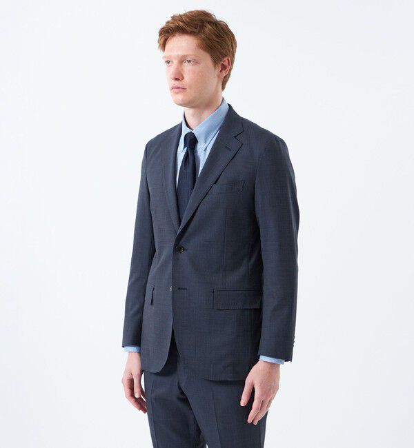 MACKINTOSH PHILOSOPHY「【WEB&一部店舗限定】トロッター ジャケット ウール混マイクロ千鳥」|テーラードジャケット|