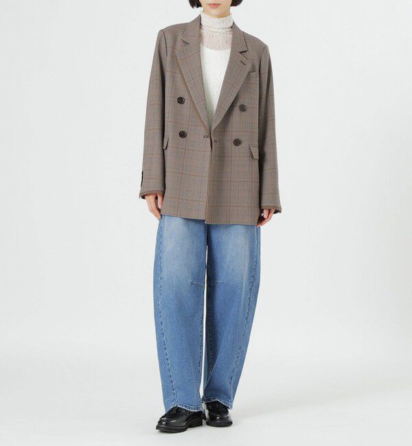  「カーヴィデニムパンツ」|デニム|