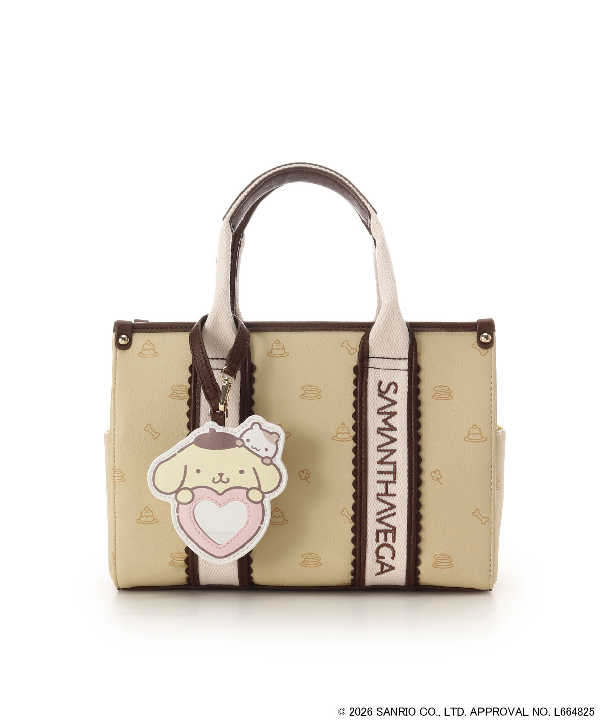 Samantha Vega「「ポムポムプリン」コレクション　ハンドバッグ」|ハンドバッグ|イエロー