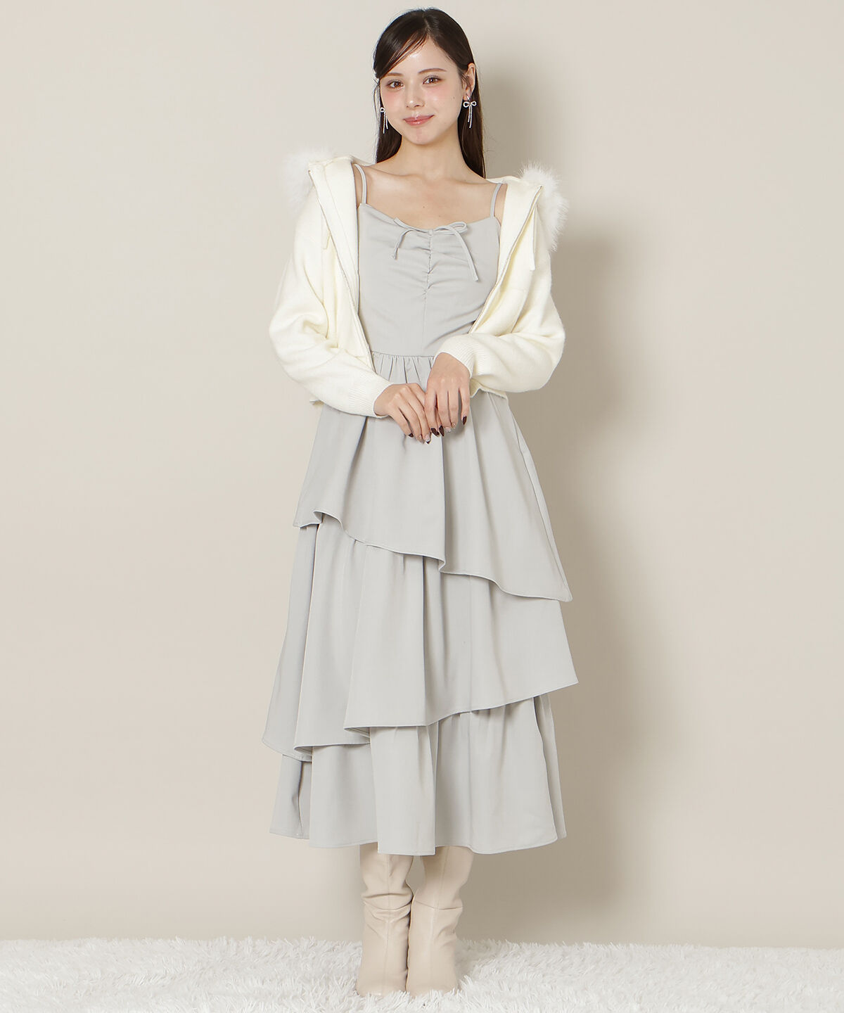 WILLSELECTION「ティアードキャミワンピース」|ワンピース|