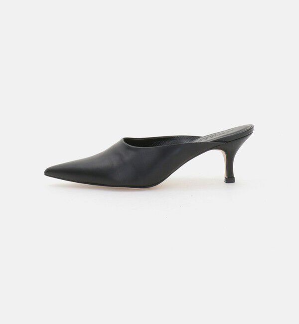 ODETTE E ODILE「ポインテッドミュール サンダル60」|サンダル|BLACK