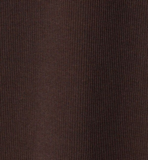 UNITED ARROWS「リブ バイカラーパイピング 五分袖 Tシャツ」|Tシャツ・カットソー|