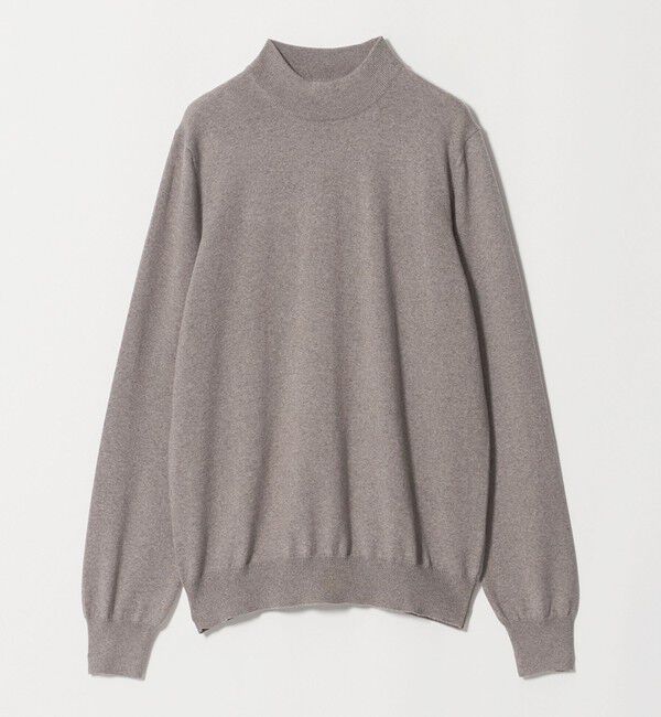UNITED ARROWS「＜Gran Sasso＞ モックネック ロングスリーブ ニット」|ニット・セーター|BEIGE