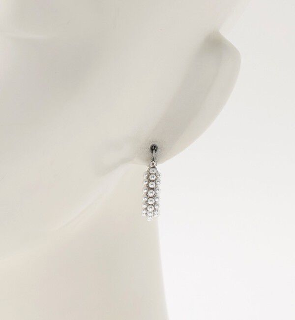 UNITED ARROWS「イミテーションパール フープピアス」|ピアス|