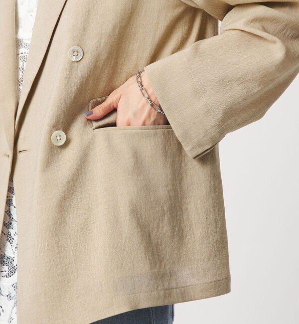 UNITED ARROWS green label relaxing「【結論シリーズ】シアーエアジャケット  マシンウォッシャブル 接触冷感 通気性」|テーラードジャケット|