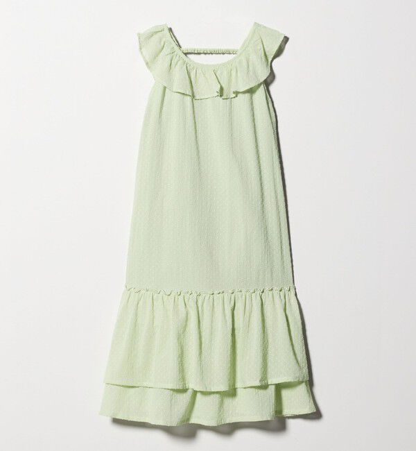 UNITED ARROWS green label relaxing「ドットフリルワンピース / キッズ 140cm-160cm」|ワンピース|LIME