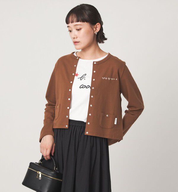 UNITED ARROWS green label relaxing「＜To b. by agnes b.コラボ＞ドットボタン カーディガン」|カーディガン|