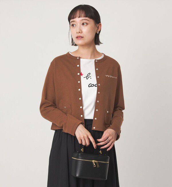 UNITED ARROWS green label relaxing「＜To b. by agnes b.コラボ＞ドットボタン カーディガン」|カーディガン|