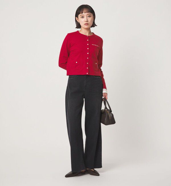 UNITED ARROWS green label relaxing「＜To b. by agnes b.コラボ＞ドットボタン カーディガン」|カーディガン|