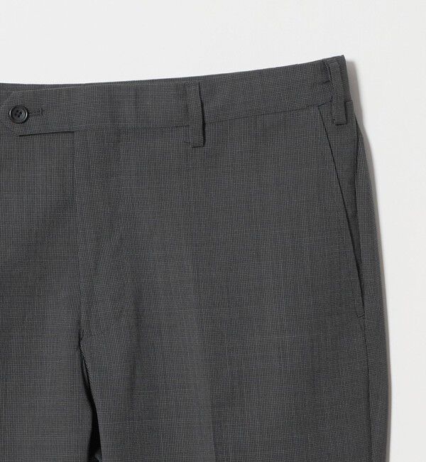 UNITED ARROWS green label relaxing「A+ air TW サイロ ピンチェック アジャスター スラックス -接触冷感・通気性-」|スラックス|